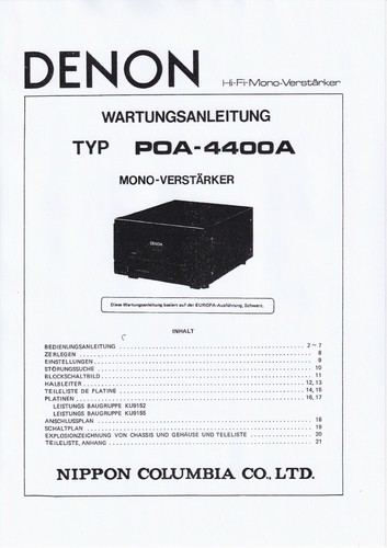 Service manuel instructions - service,
